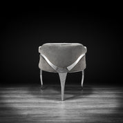 caprice silver gray modern 1 dining chair