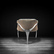 caprice ss taupe luxury dining chair