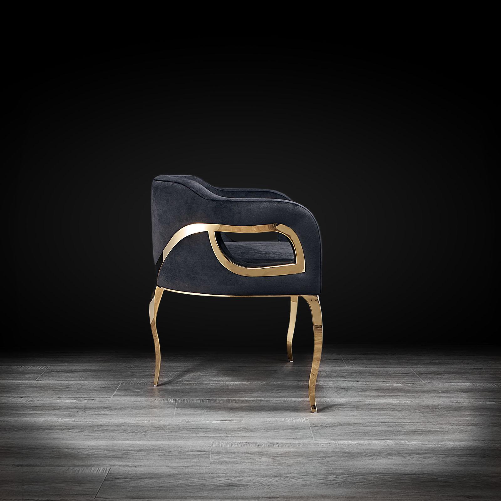 caprice tgss black allamoda dining chair