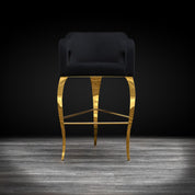 caprice tgss black modern bar stool