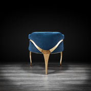 caprice tgss dark blue allamoda dining chair