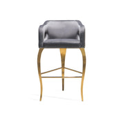 Caprice Gray Bar Stool