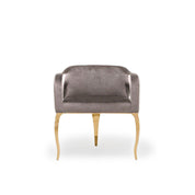 Caprice Titanium Gold Dining Chair