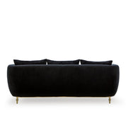 cerchio gold black allamoda 7 sofa set