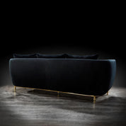 cerchio gold black allamoda sofa set