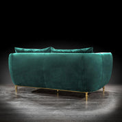 cerchio gold green allamoda sofa set