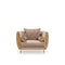 cerchio gold taupe luxury 8 sofa set