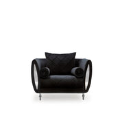 cerchio silver black allamoda 8 sofa set