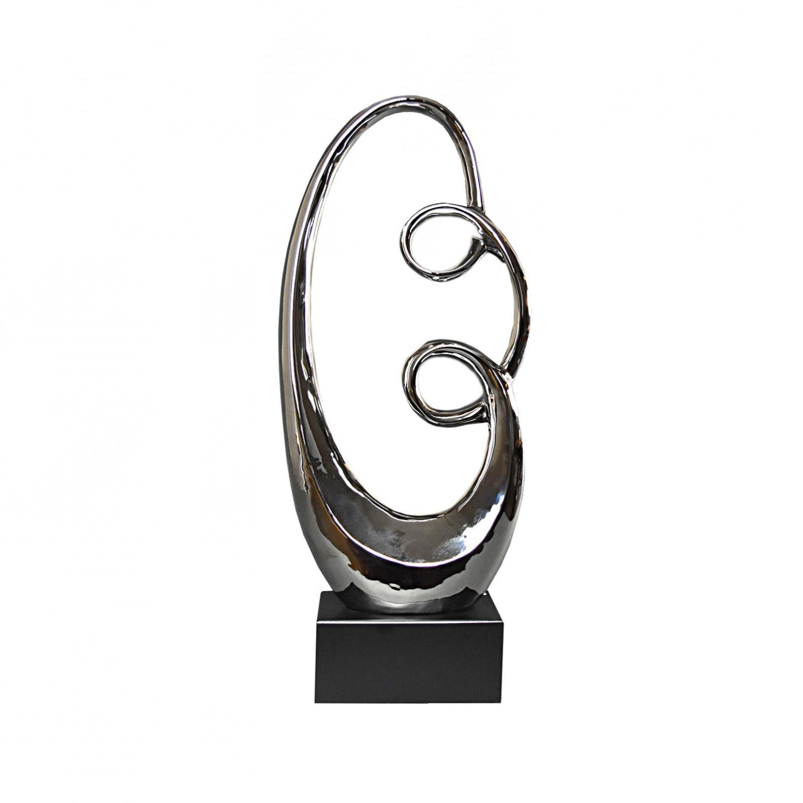 coil silver sculpture