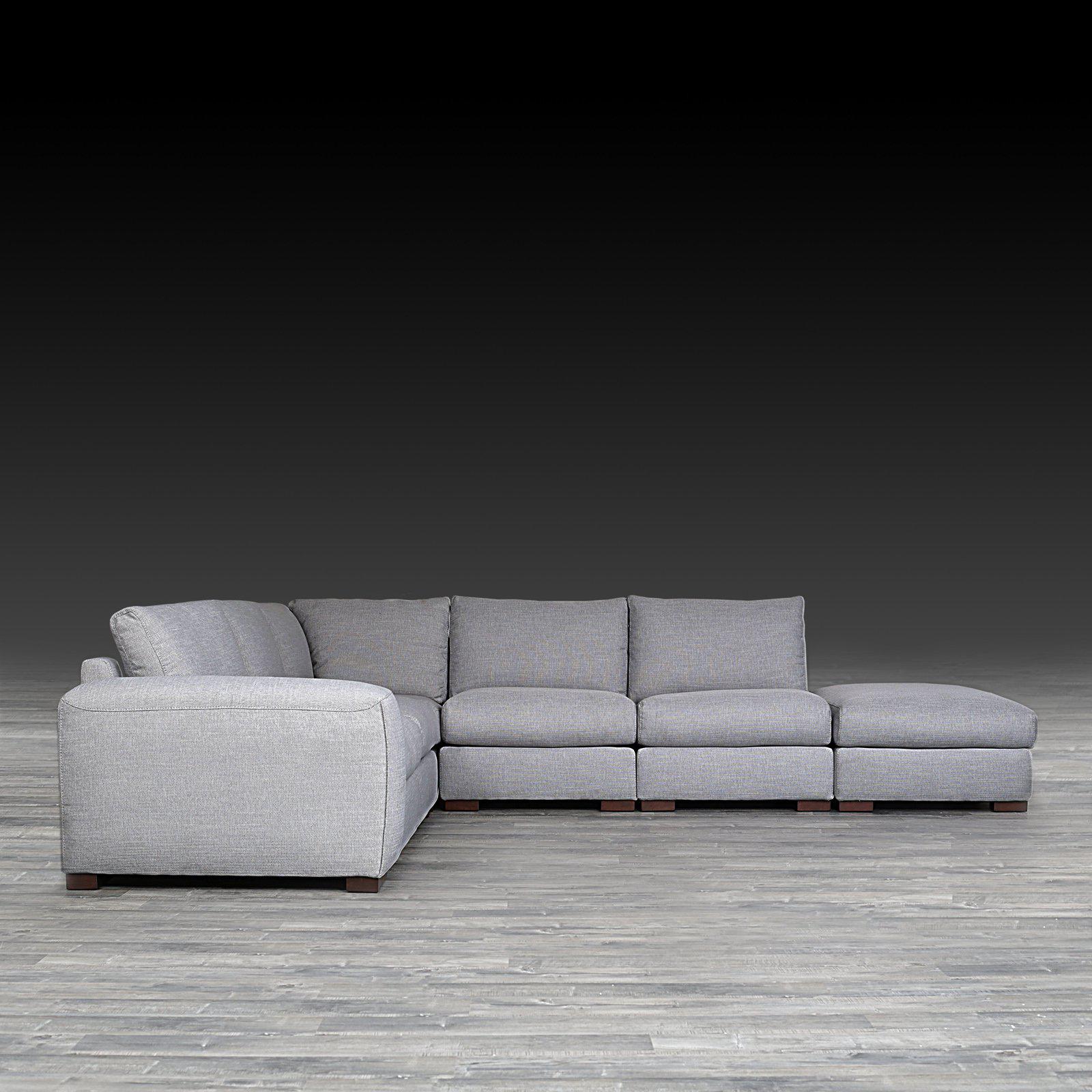 como right dark gray stylish sectional