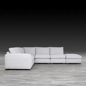 como right light gray stylish sectional