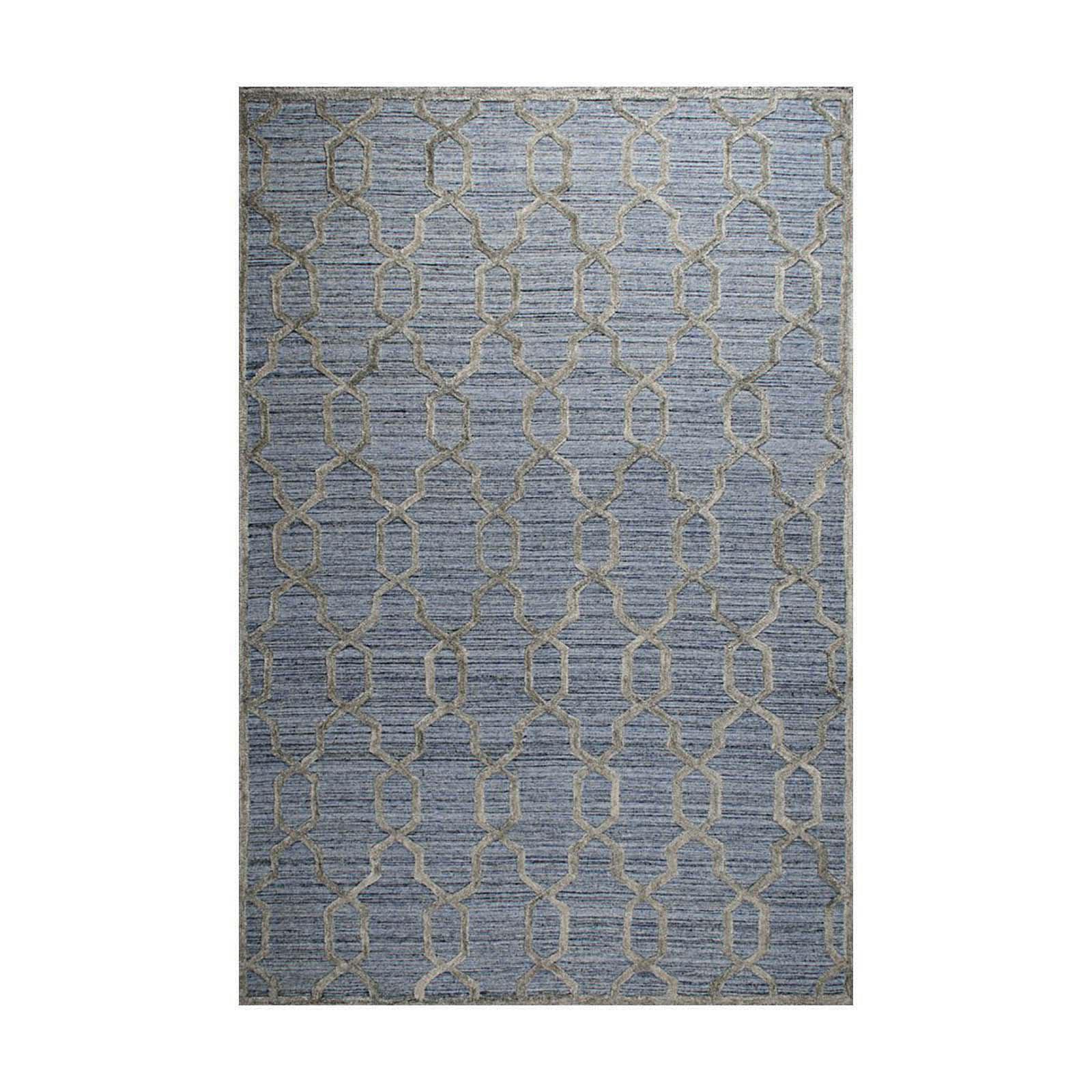 cordoba blue silver rug