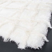 cross p white modern rug