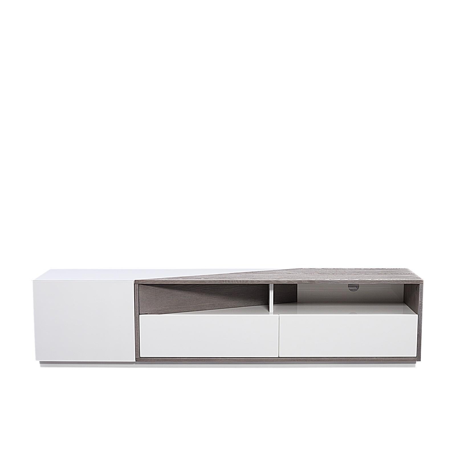 damiron white tv stand