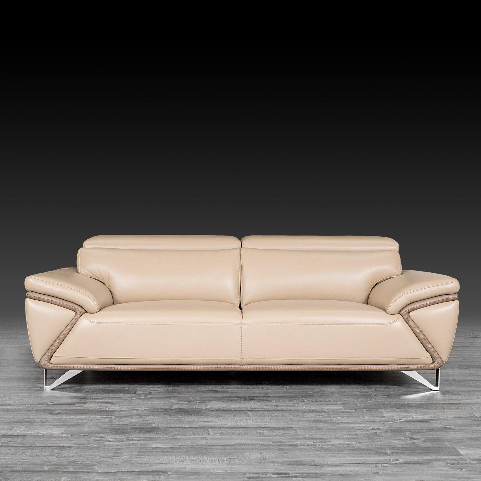 dante beige modern sofa set