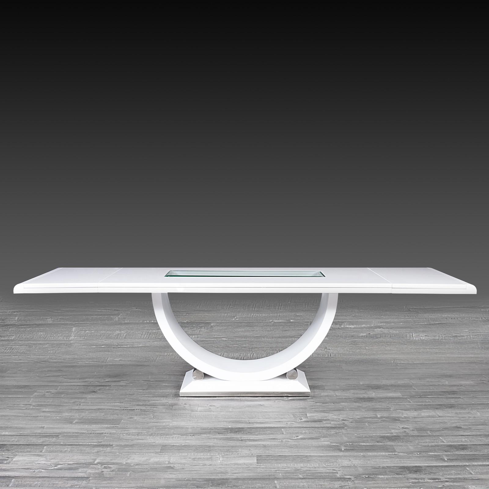 elegance white la dining table