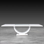 elegance white la dining table