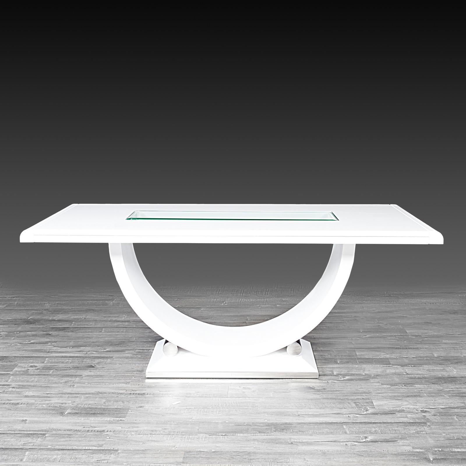 elegance white modern dining table