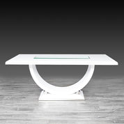 elegance white modern dining table