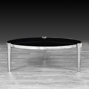 enzo silver la coffee table