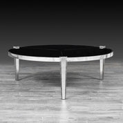 enzo silver luxury coffee table