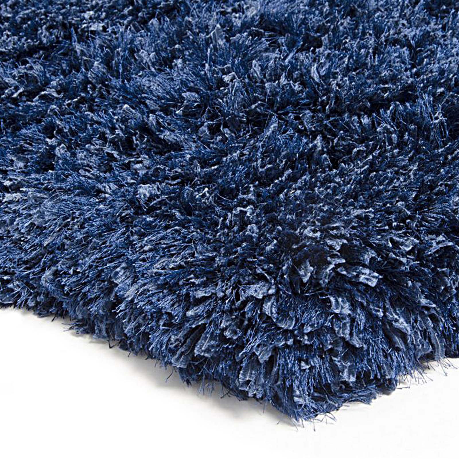 feather p blue modern rug