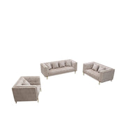 federico taupe allamoda 9 sofa set