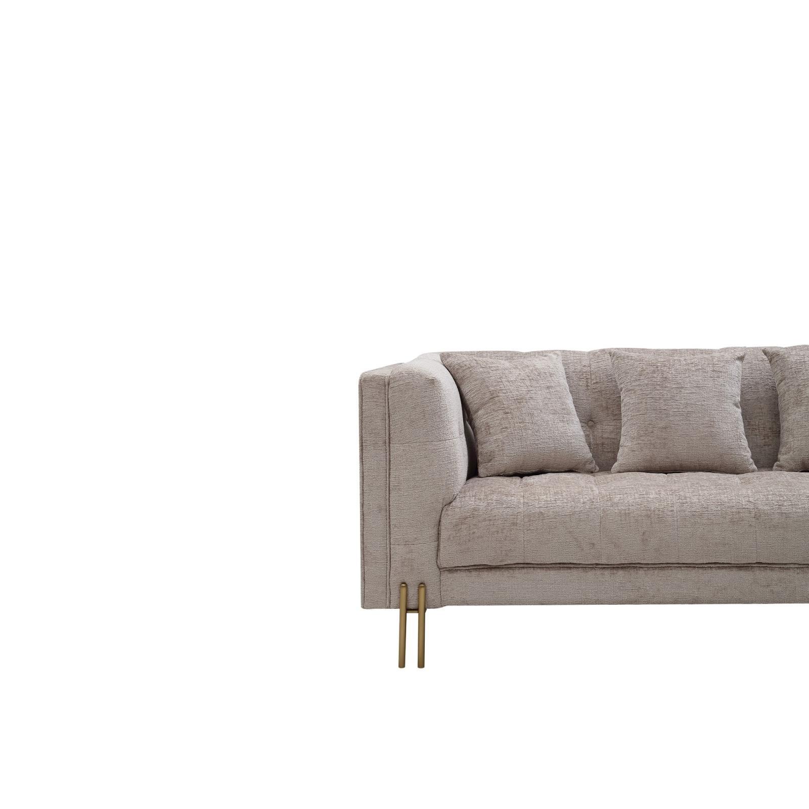 federico taupe ax14 sofa set