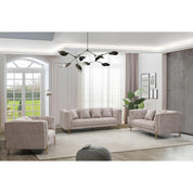 federico taupe luxury 9 sofa set