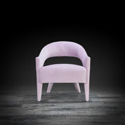 felipe purple modern accent chair