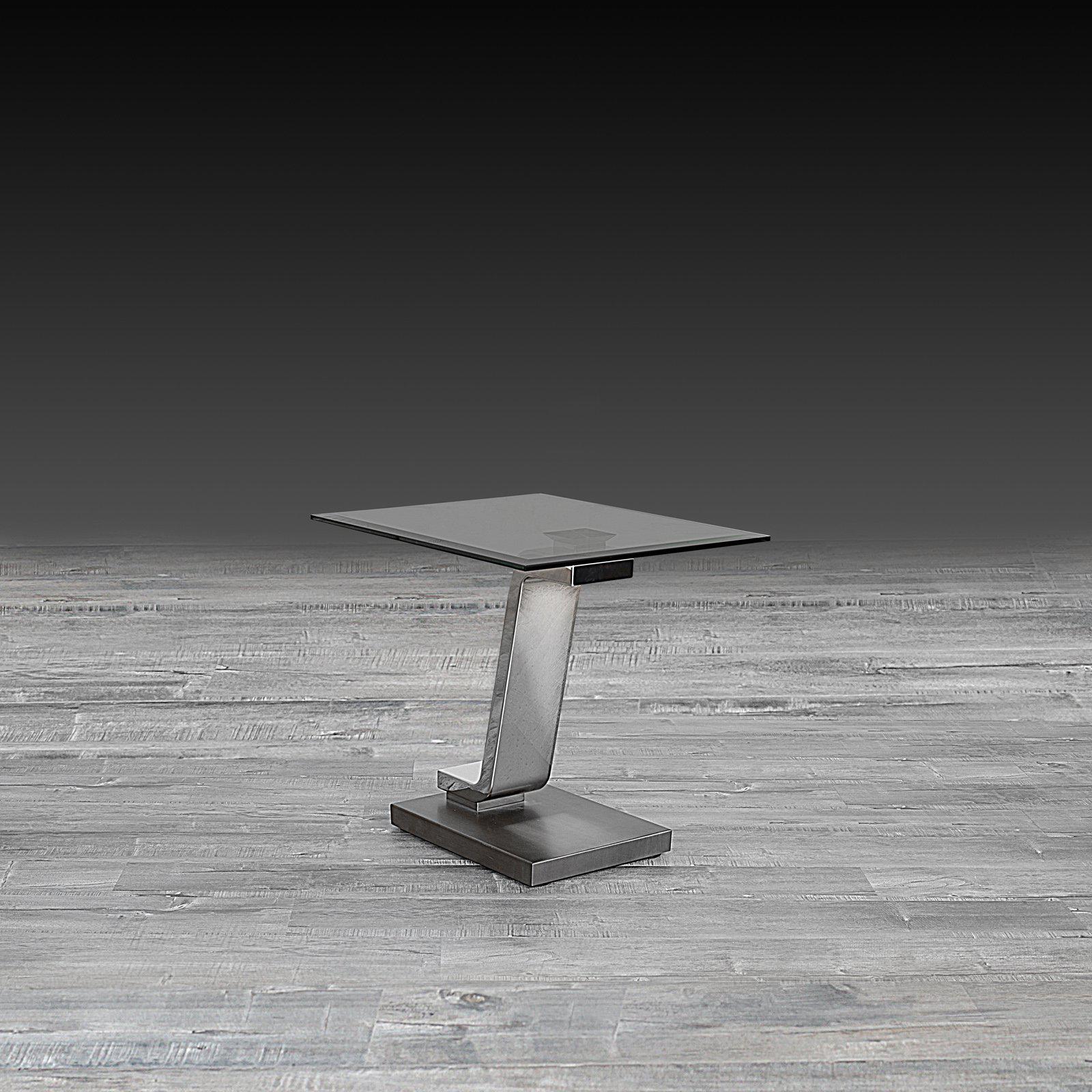 float silver stylish end table