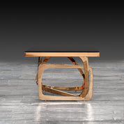 flow glass rg modern end table