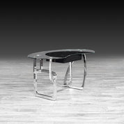 flow glass stylish office desk