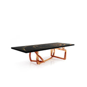 flow rgss black fiore small coffee table