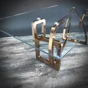 flow rgss glass luxury dining table