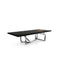 flow silver black art small coffee table