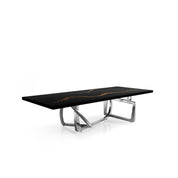 flow silver black mountain small coffee table