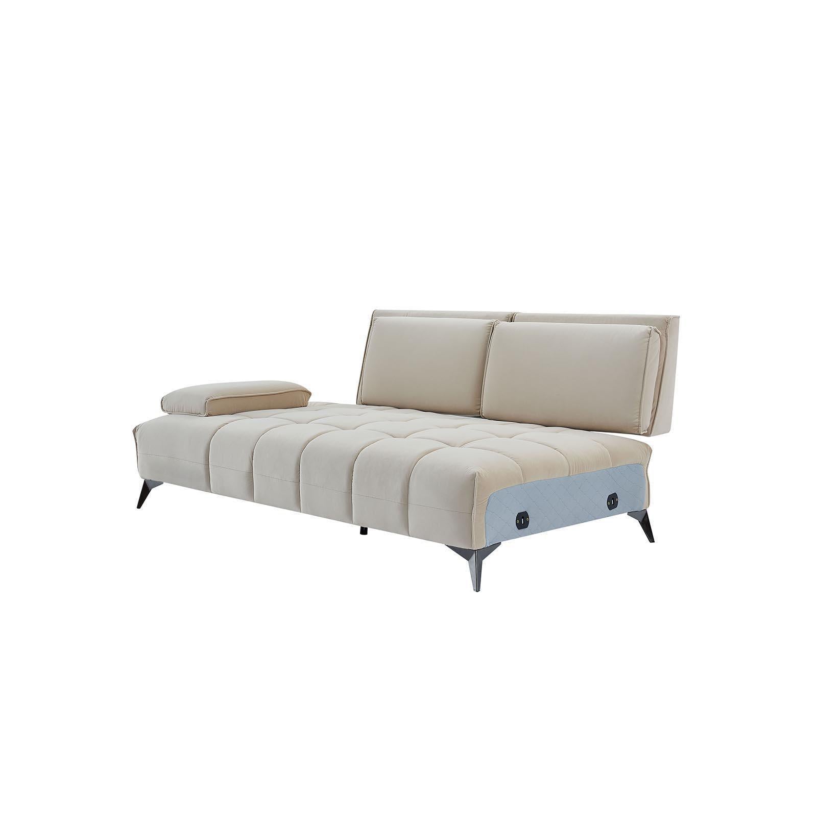 francesco bl left sofa chaise beige stylish 8 sectional