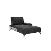 francesco bl left sofa chaise black ax8 sectional