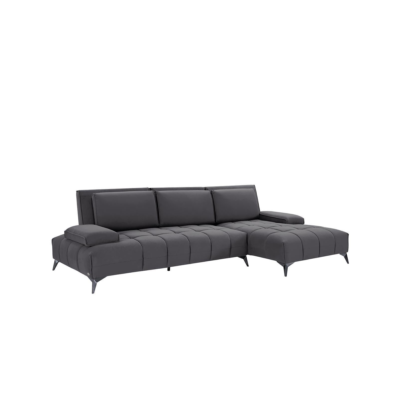 francesco bl left sofa chaise dgr stylish 7 sectional