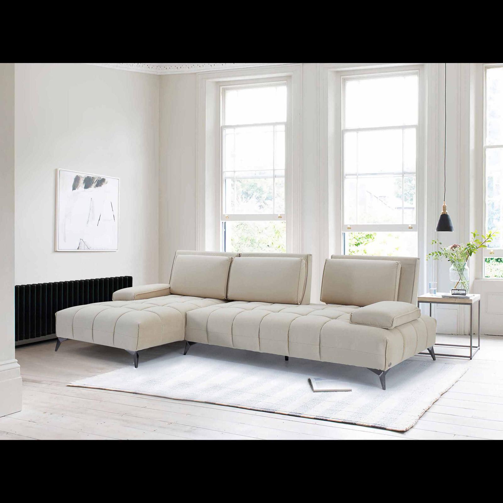 francesco bl right sofa chaise beige luxury sectional