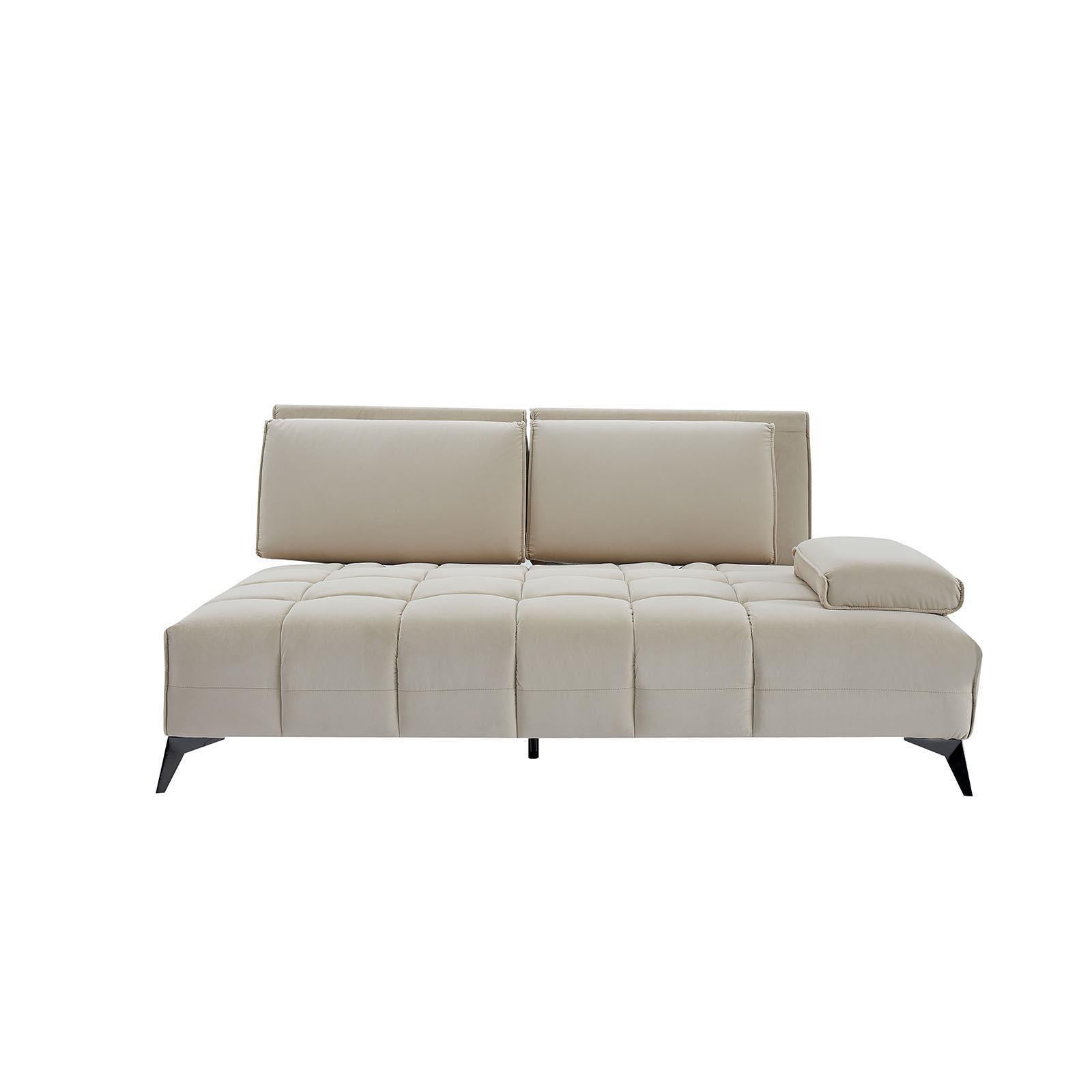 francesco bl right sofa chaise beige modern 8 sectional