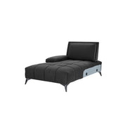 francesco bl right sofa chaise black ax8 sectional