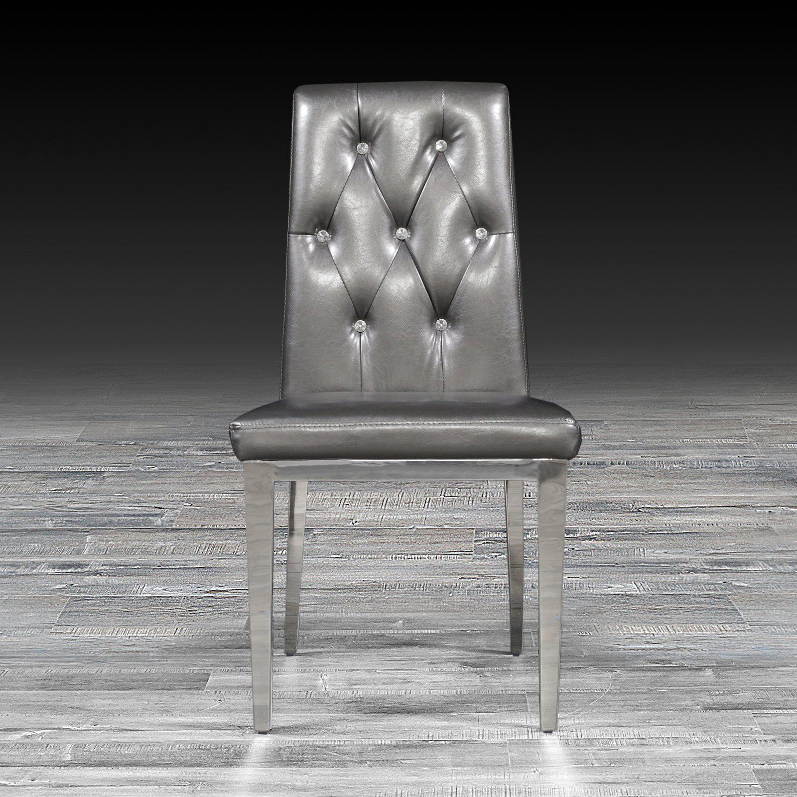 frida gray modern dining chair