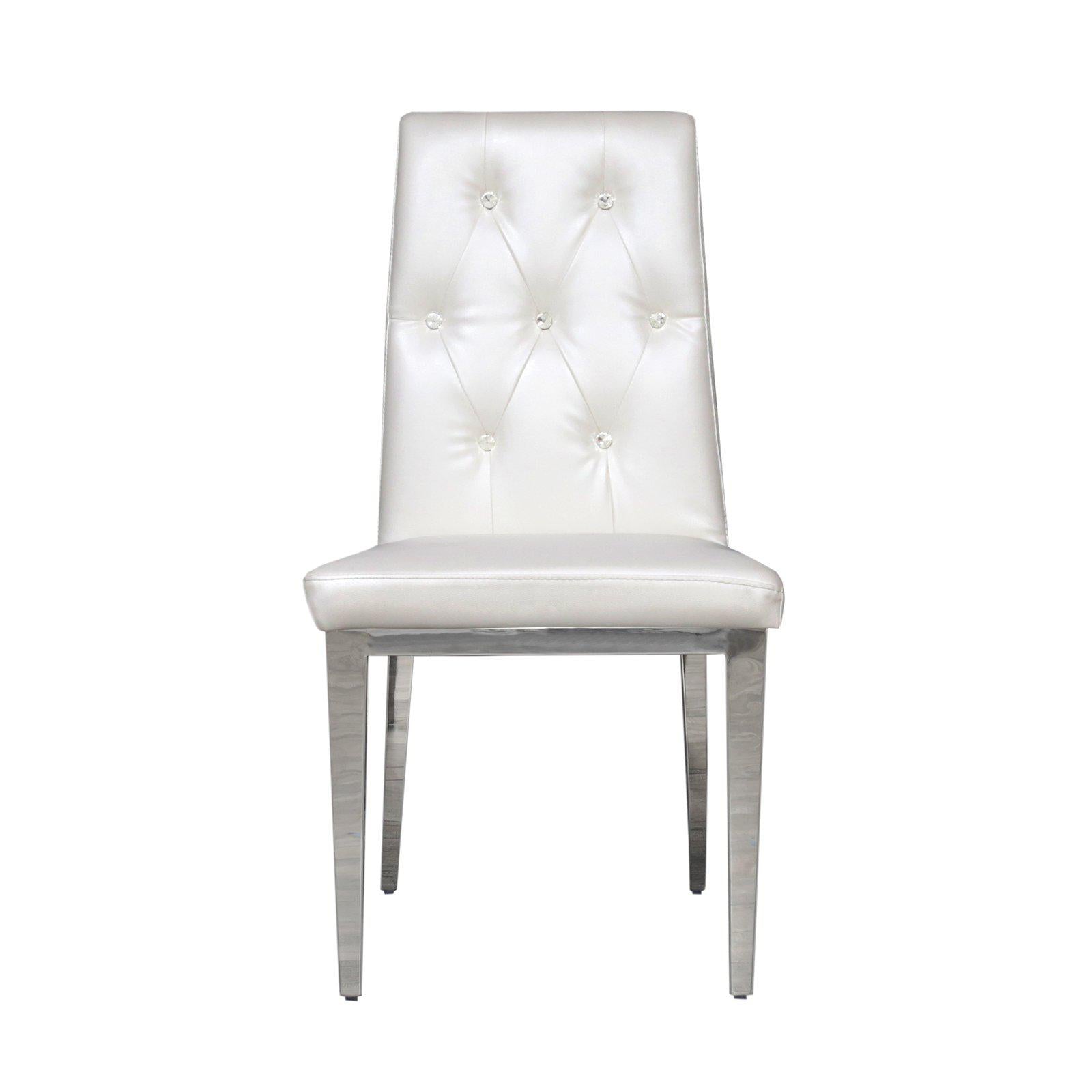 frida white dining chair