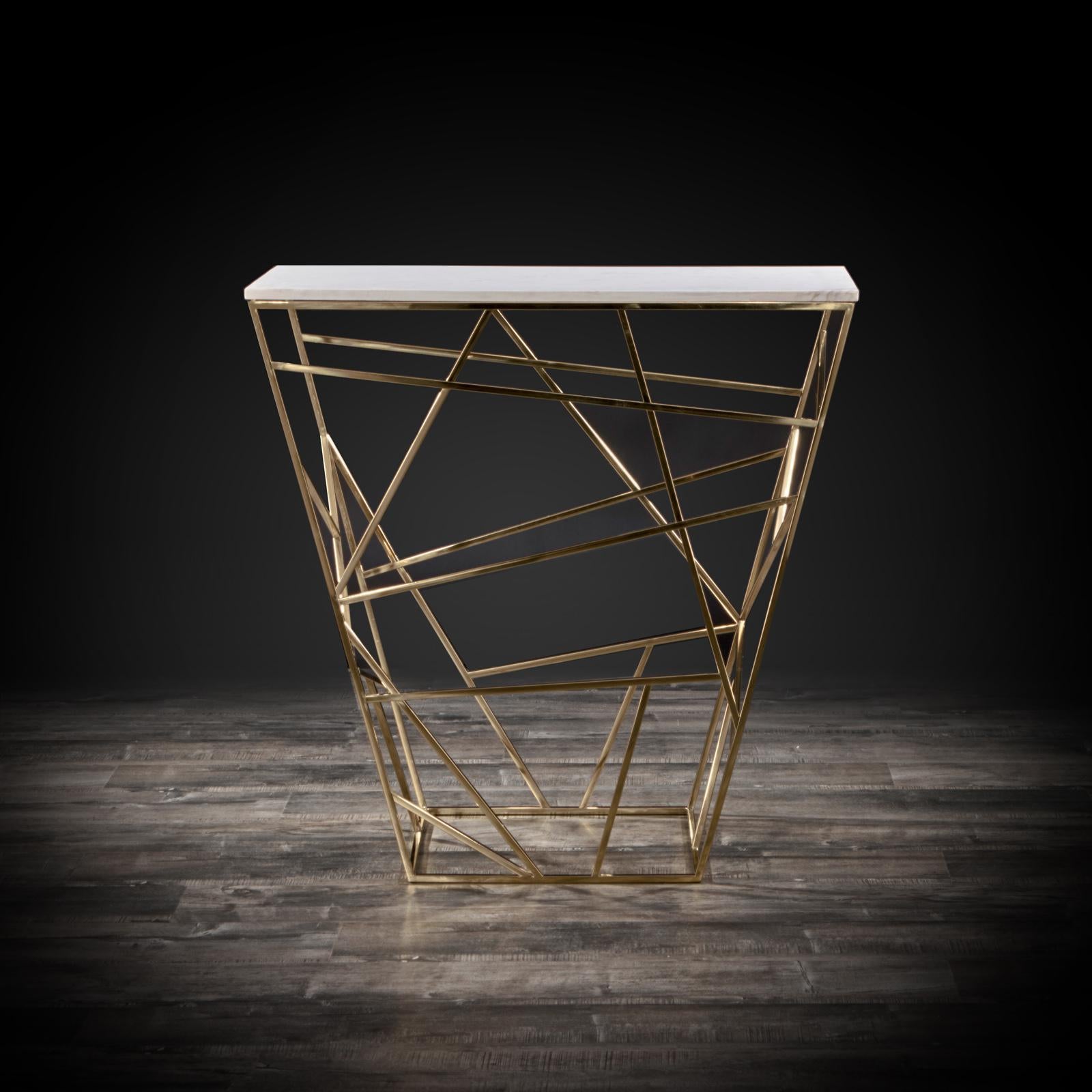 geo modern console table