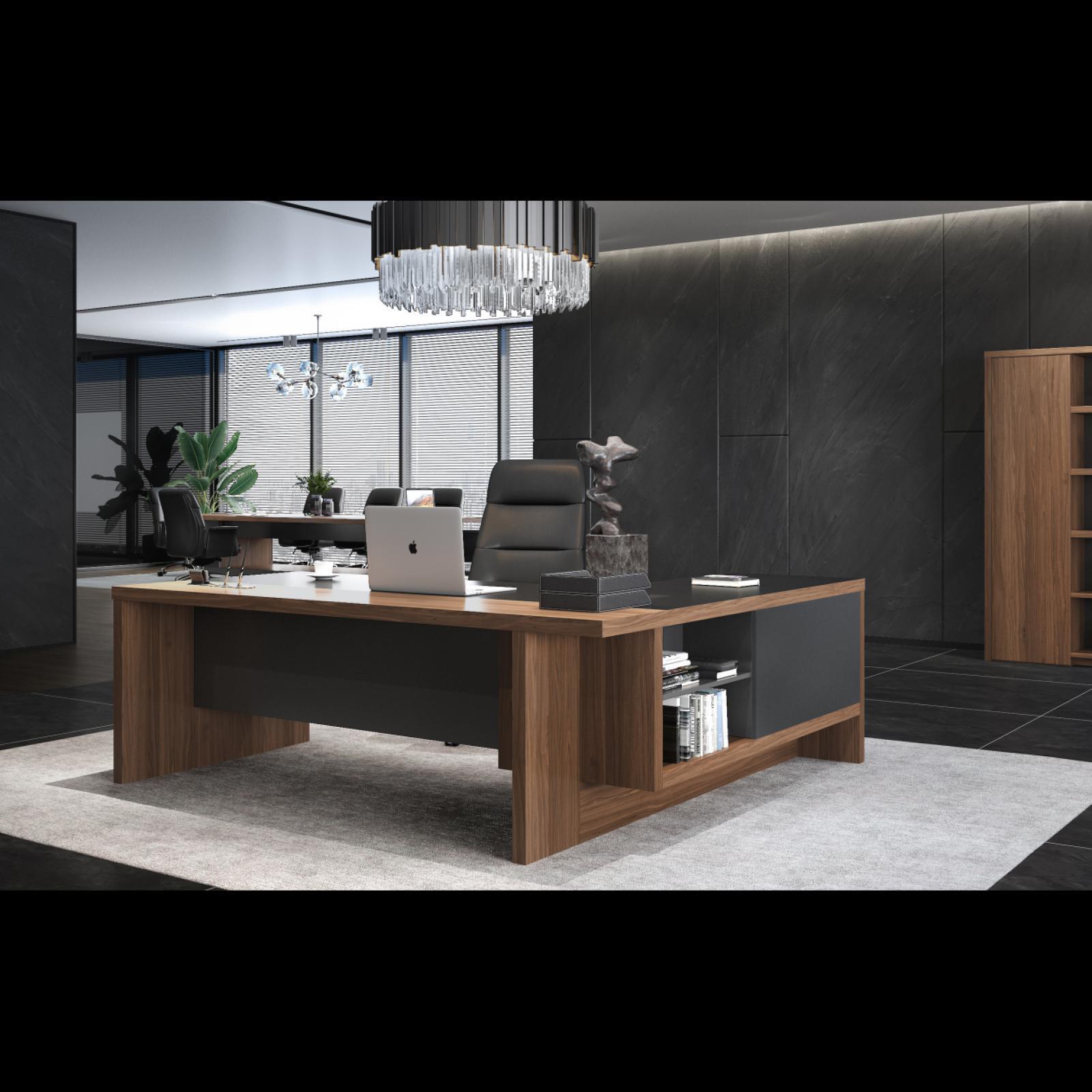 gianluca executive left stylish office desk