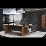 gianluca executive left stylish office desk