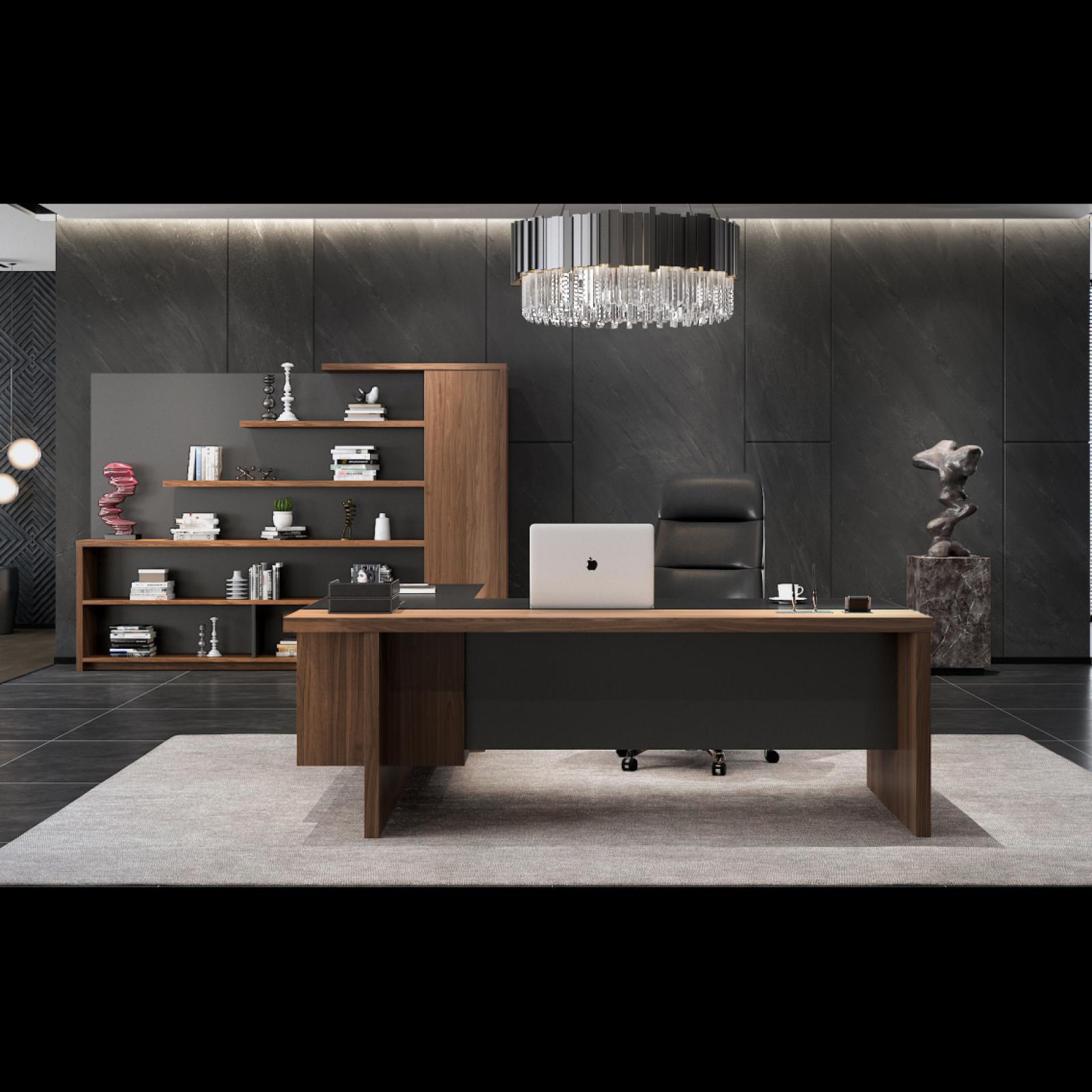 gianluca executive right modern office desk