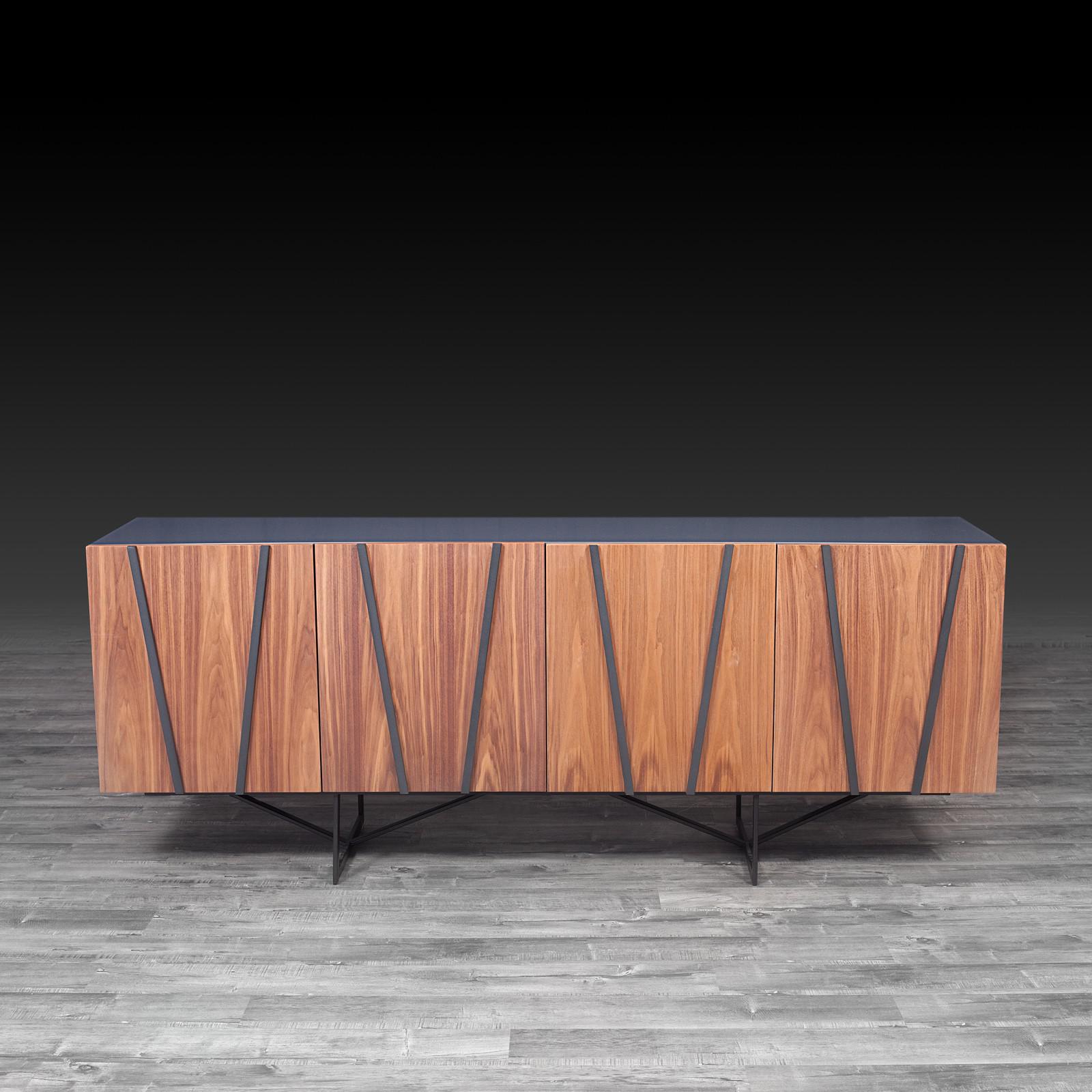 gio walnut modern buffet